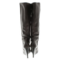 Tod's Donkerbruin Wedge Boots