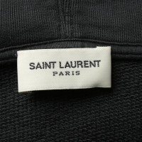 Saint Laurent Oberteil aus Baumwolle in Grau