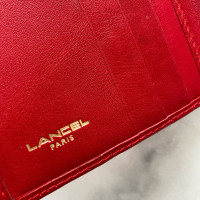 Lancel Täschchen/Portemonnaie aus Leder in Rot