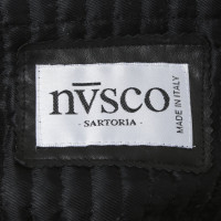 Nusco Leren jas in zwart