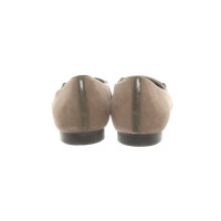 Calvin Klein Slippers/Ballerinas Leather in Taupe