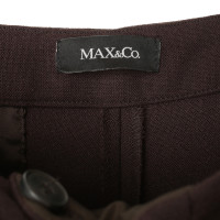 Max & Co Marlene pantaloni marrone