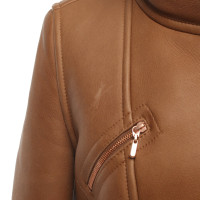 Escada Jacket/Coat Fur in Brown
