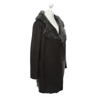 Marc Cain Jacket/Coat Fur in Brown