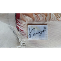 Kenzo Schal/Tuch aus Seide in Creme