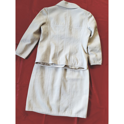 Chanel Jacke/Mantel aus Baumwolle in Weiß