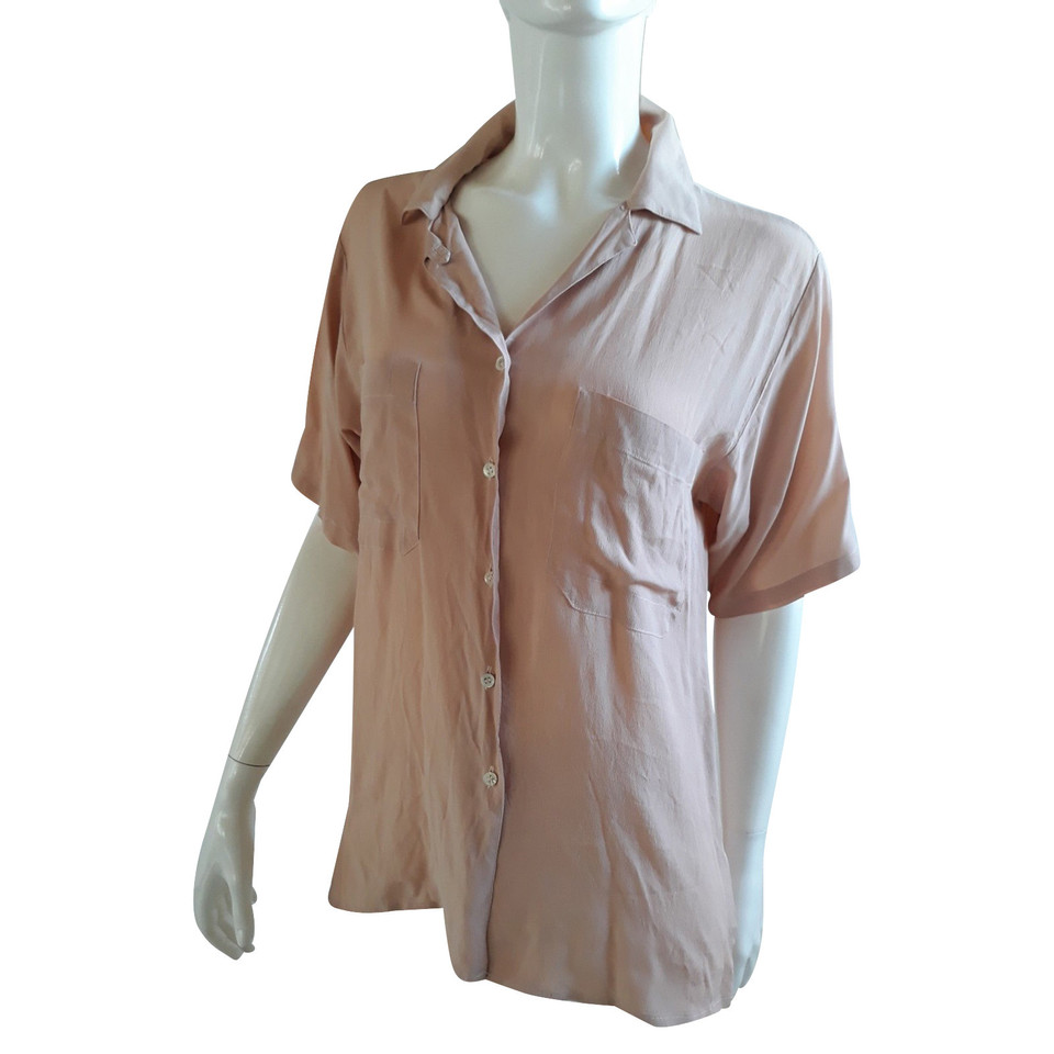 Blumarine Top Silk in Nude