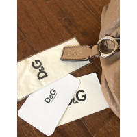 D&G Tote Bag aus Leder in Beige