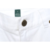 Ralph Lauren Black Label Paire de Pantalon en Coton en Blanc