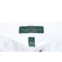Ralph Lauren Black Label Hose aus Baumwolle in Weiß