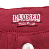 Closed Pantaloni in Bordeaux
