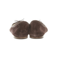 Repetto Slippers/Ballerinas Suede in Brown