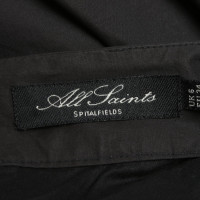 All Saints Skirt Cotton in Black