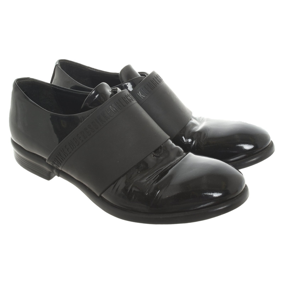 Bikkembergs Slippers/Ballerinas Patent leather in Black