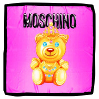 Moschino Zijden sjaal met teddymotief