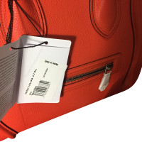 Céline Luggage Mini Leather in Red