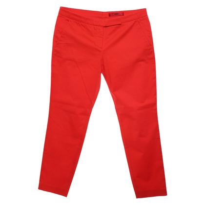 Hugo Boss Trousers Cotton in Red