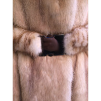 Kopenhagen Fur Veste/Manteau en Fourrure en Beige