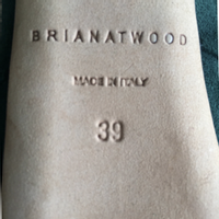 Brian Atwood Wedges aus Wildleder in Grün