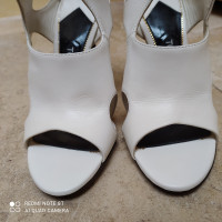 Tom Ford Sandalen aus Leder in Weiß