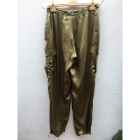 Blumarine Trousers Silk in Green