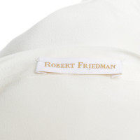 Robert Friedman Top en Soie en Crème