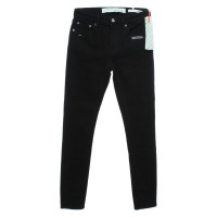 Off White Jeans Cotton in Black