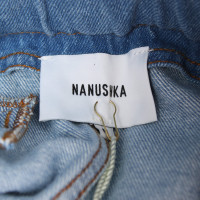 Nanushka  Jupe en Coton en Bleu