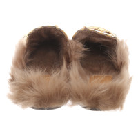 Gucci Princetown Slipper mit Fell in Pelle