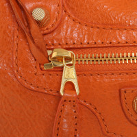 Balenciaga City Bag in Pelle in Arancio