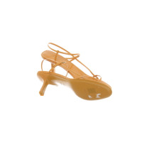 The Row Sandals Leather in Ochre