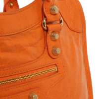 Balenciaga City Bag Leather in Orange