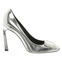 Roger Vivier Pumps/Peeptoes Leather in Silvery