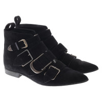 Burberry Bottines en Cuir en Noir