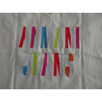 Armani Jeans Top en Coton en Blanc
