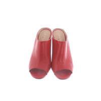 Unützer Sandalen aus Leder in Rot