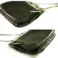 Rodo Clutch Bag Leather in Black