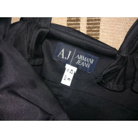 Armani Jeans Vestito in Cotone in Nero