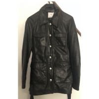 Loopy Mango Jacket/Coat Leather in Black