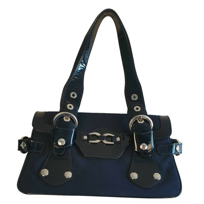 Stuart Weitzman Handbag Canvas in Blue