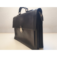 Smythson Reisetasche aus Leder in Schwarz