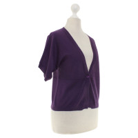 Allude Cashmere jacket in purple