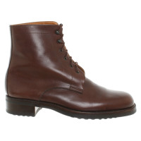 Hermès Ankle boots Leather in Brown