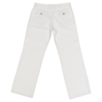 Strenesse Paire de Pantalon en Coton en Blanc