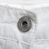 Armani pantaloni di lino in bianco