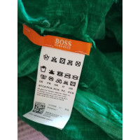Hugo Boss Schal/Tuch aus Baumwolle in Grün