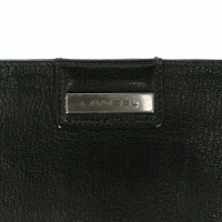 Lancel Clutch Bag Leather in Black