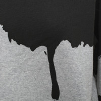 Jean Paul Gaultier Sweatshirt in grijs / zwart