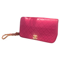 Chanel Flap Bag en cuir fuchsia