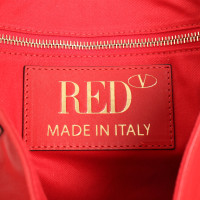 Red (V) Borsetta in Pelle in Rosso